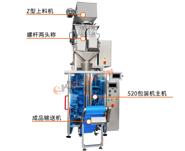 全自動(dòng)管冰包裝機(jī)圖片